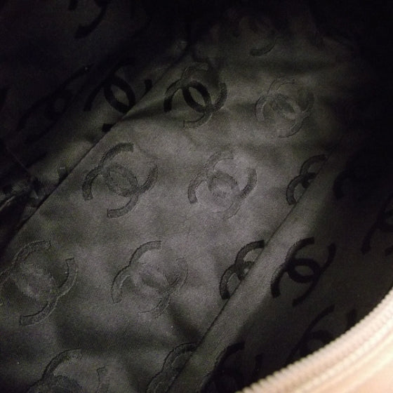 Chanel Calfskin Quilted Large Cambon Bowler Beige Black 7 of 11