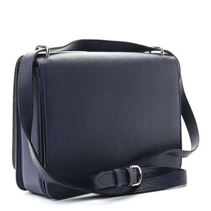 Burberry Goatskin Medium D-Ring Bag Regency Blue 3 of 12