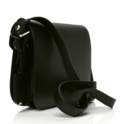 MCM Calfskin Patricia Studded Crossbody Bag Black 2 of 4