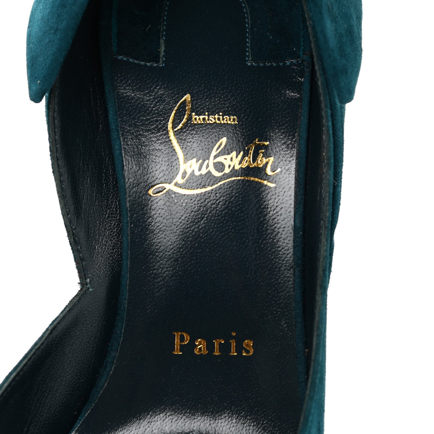 Christian Louboutin Suede Rabakate 100 Pumps 40 Capitaine 7 of 8