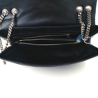 Saint Laurent Calfskin Y Quilted Monogram Large Loulou Chain Satchel Black 5 of 11