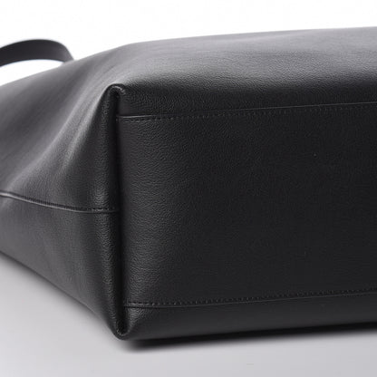Saint Laurent Calfskin Bold Shopping Tote Black 9 of 11