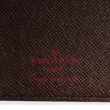 Louis Vuitton Damier Ebene Medium Ring Agenda 6 of 7