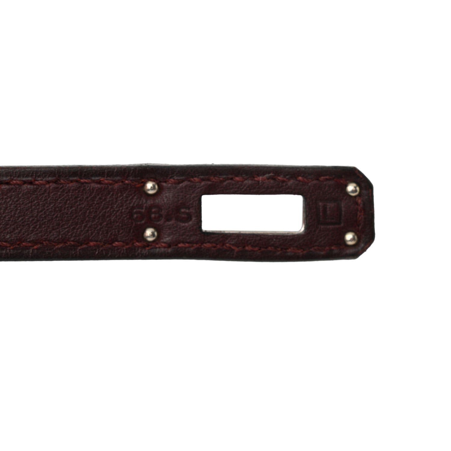 Hermes Evergrain Kelly Pochette Clutch Prune 7 of 9