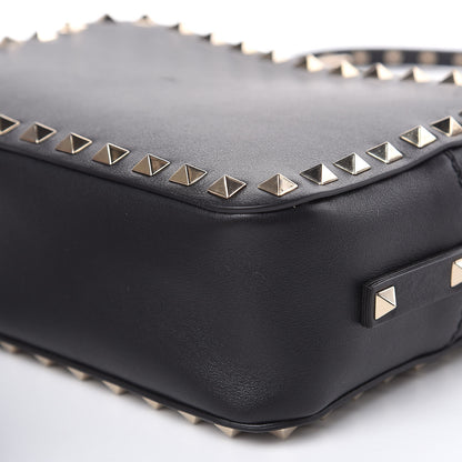 Valentino Garavani Calfskin Rockstud Camera Crossbody Bag Black 8 of 9