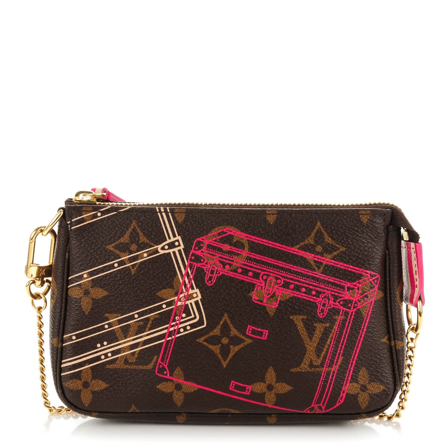 Louis Vuitton Monogram 2014 Christmas Animation Mini Pochette Accessories 1 of 7