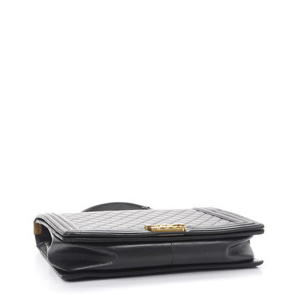 Chanel Lambskin Quilted Large Boy Flap Black 4 of 14
