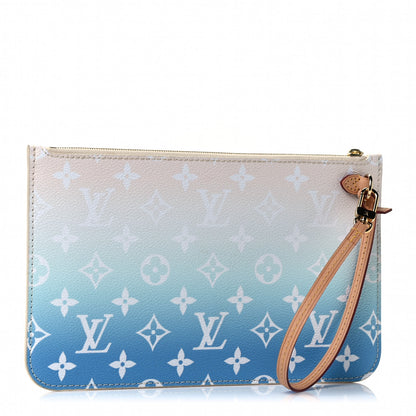 Louis Vuitton Monogram By The Pool Neverfull MM Pochette Blue 2 of 4