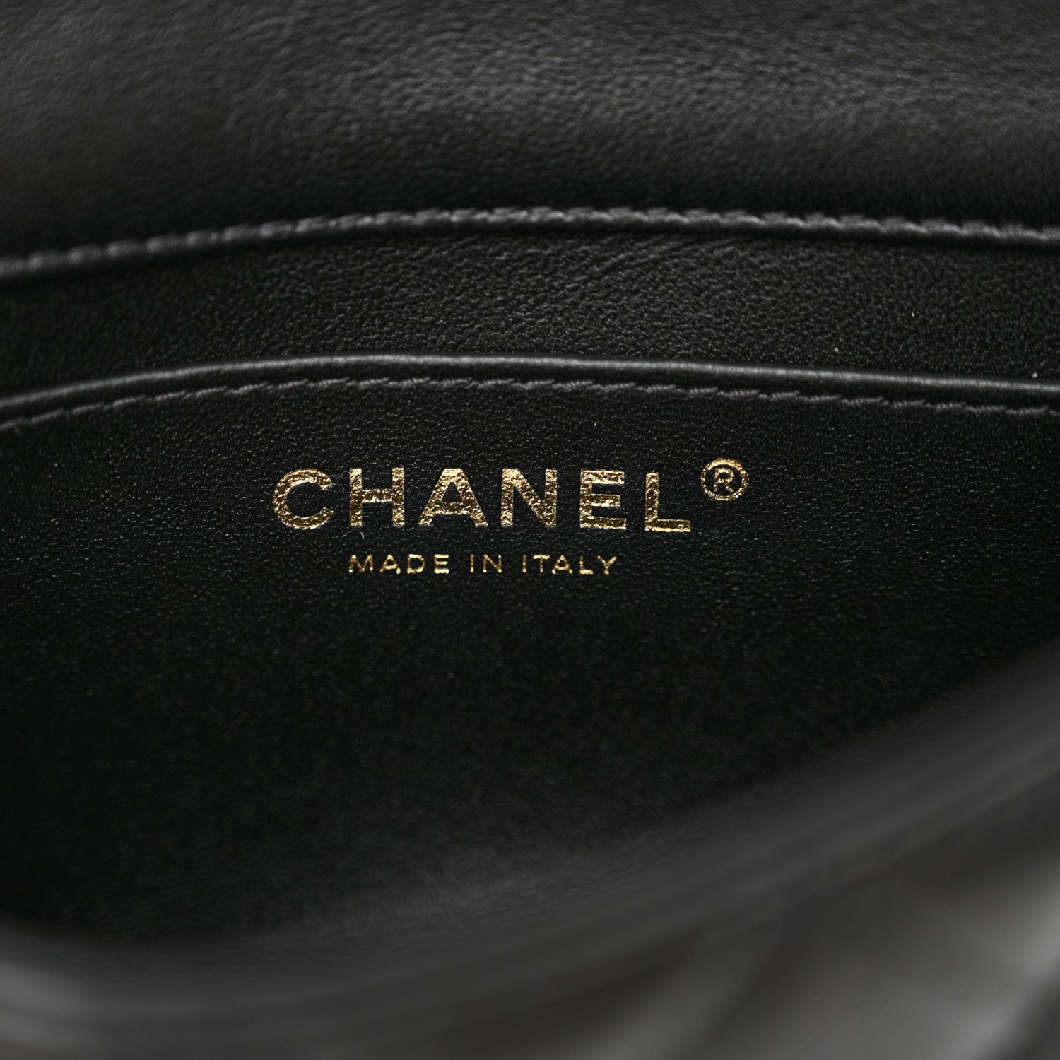 Chanel Shiny Lambskin Quilted Pearl Twist Mini Square Flap Black 6 of 13
