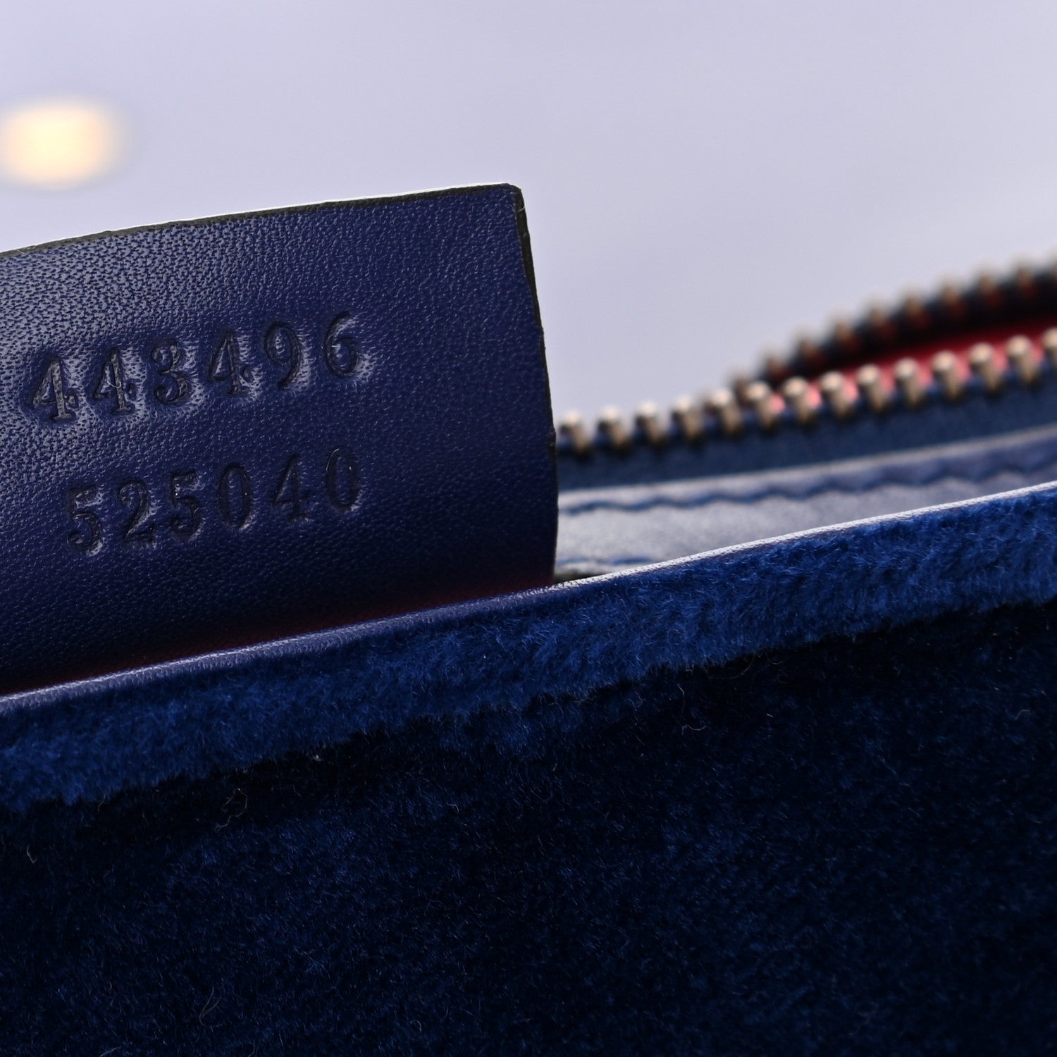 Gucci Velvet Matelasse Medium GG Marmont Shoulder Bag Cobalt Blue 6 of 12