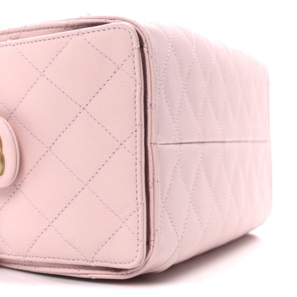 Chanel Caviar Quilted Small Chanel 25 Handbag Light Pink 9 of 10