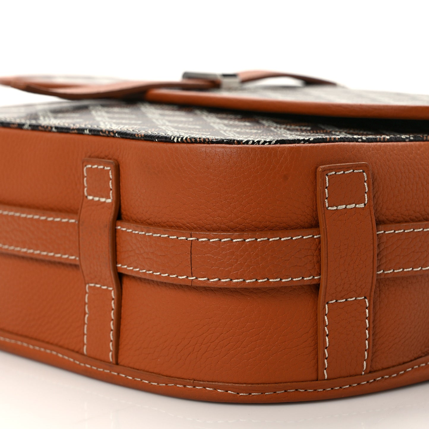 Goyardine Belvedere II MM Messenger Bag Black Gold