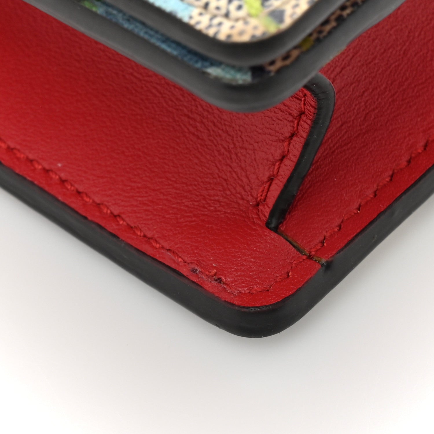 Gucci GG Supreme Monogram Blooms Chain Wallet Blue 13 of 17