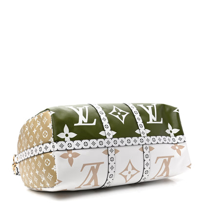 Louis Vuitton Monogram Giant Keepall Bandouliere 50 Kaki Beige 4 of 9