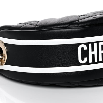Christian Dior Lambskin Cannage Small Dior Vibe Hobo Bag Black 8 of 13