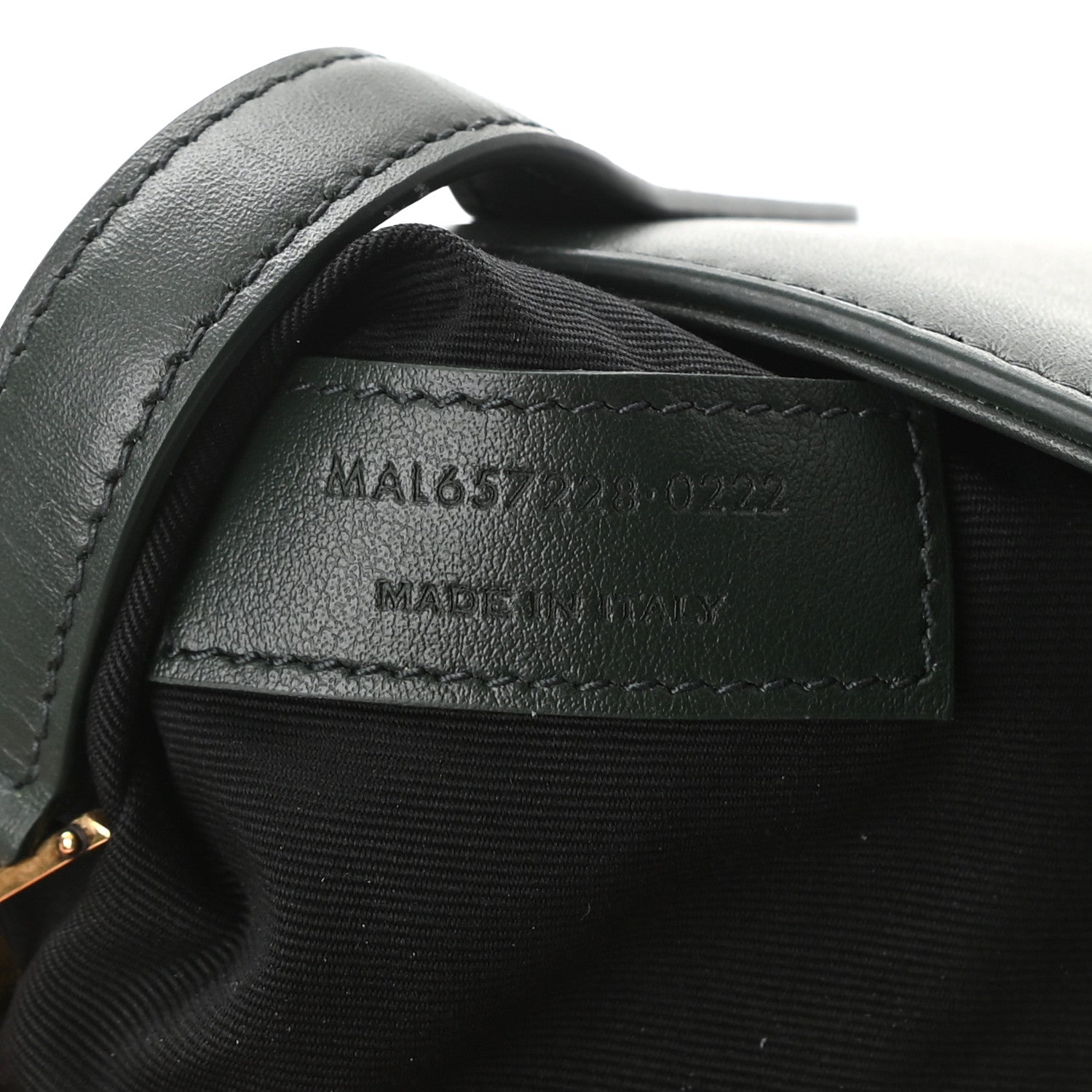 Saint Laurent Smooth Calfskin Le 5 A 7 Hobo Vert Fonce 7 of 10