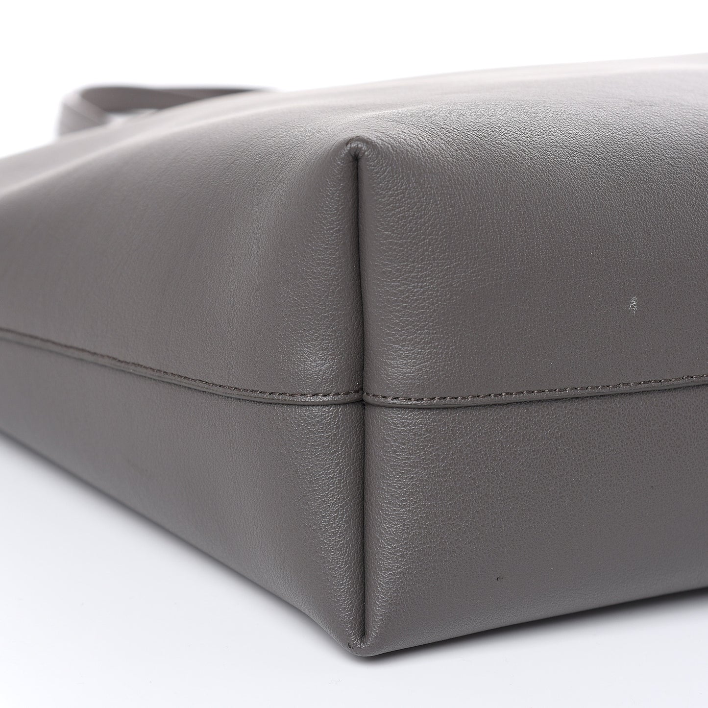 Calfskin Large Shopping Tote Earth