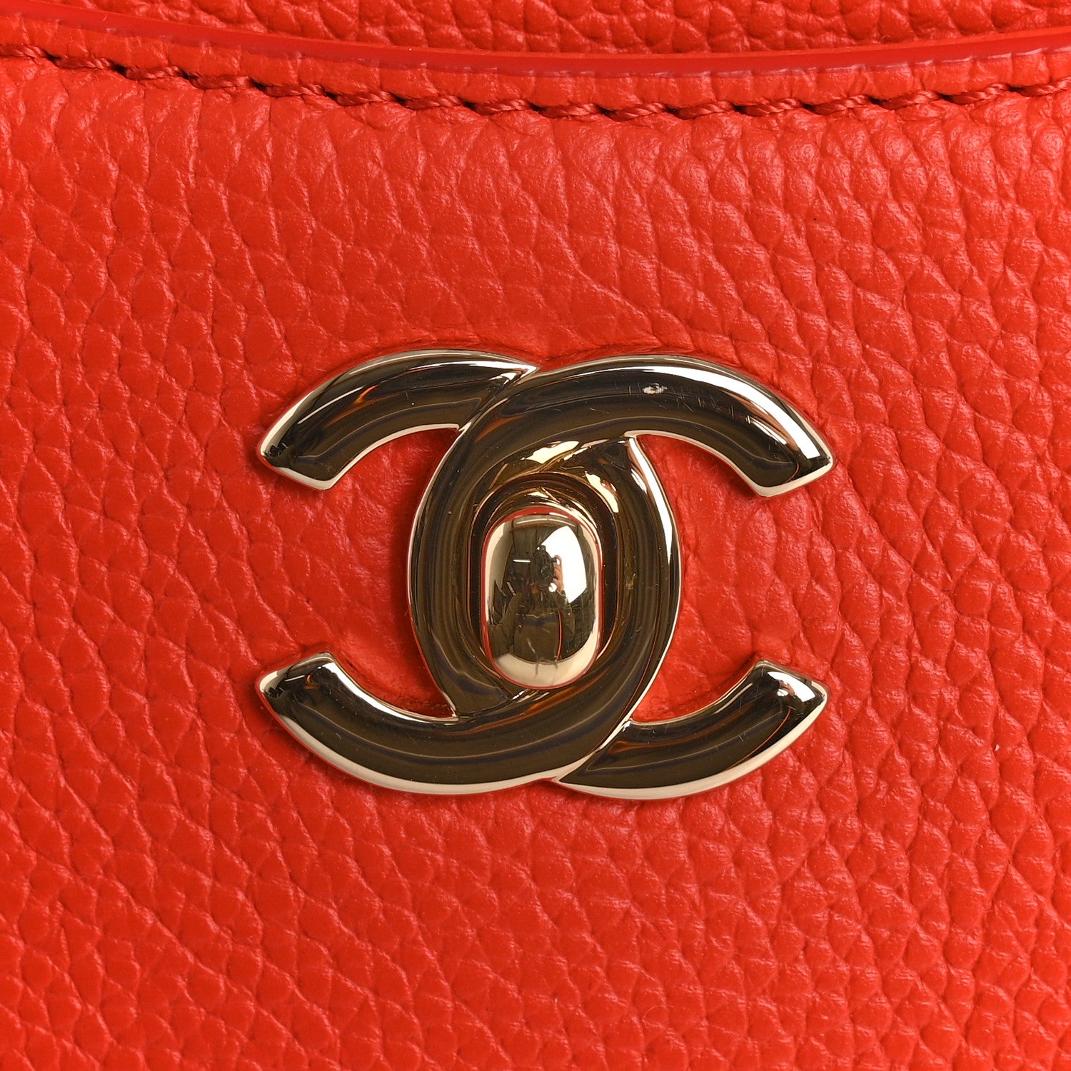 Chanel Grained Calfskin Mini Neo Executive Shopper Tote Red 11 of 11
