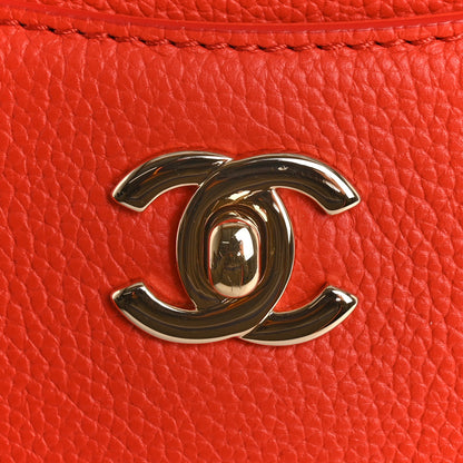 Chanel Grained Calfskin Mini Neo Executive Shopper Tote Red 11 of 11