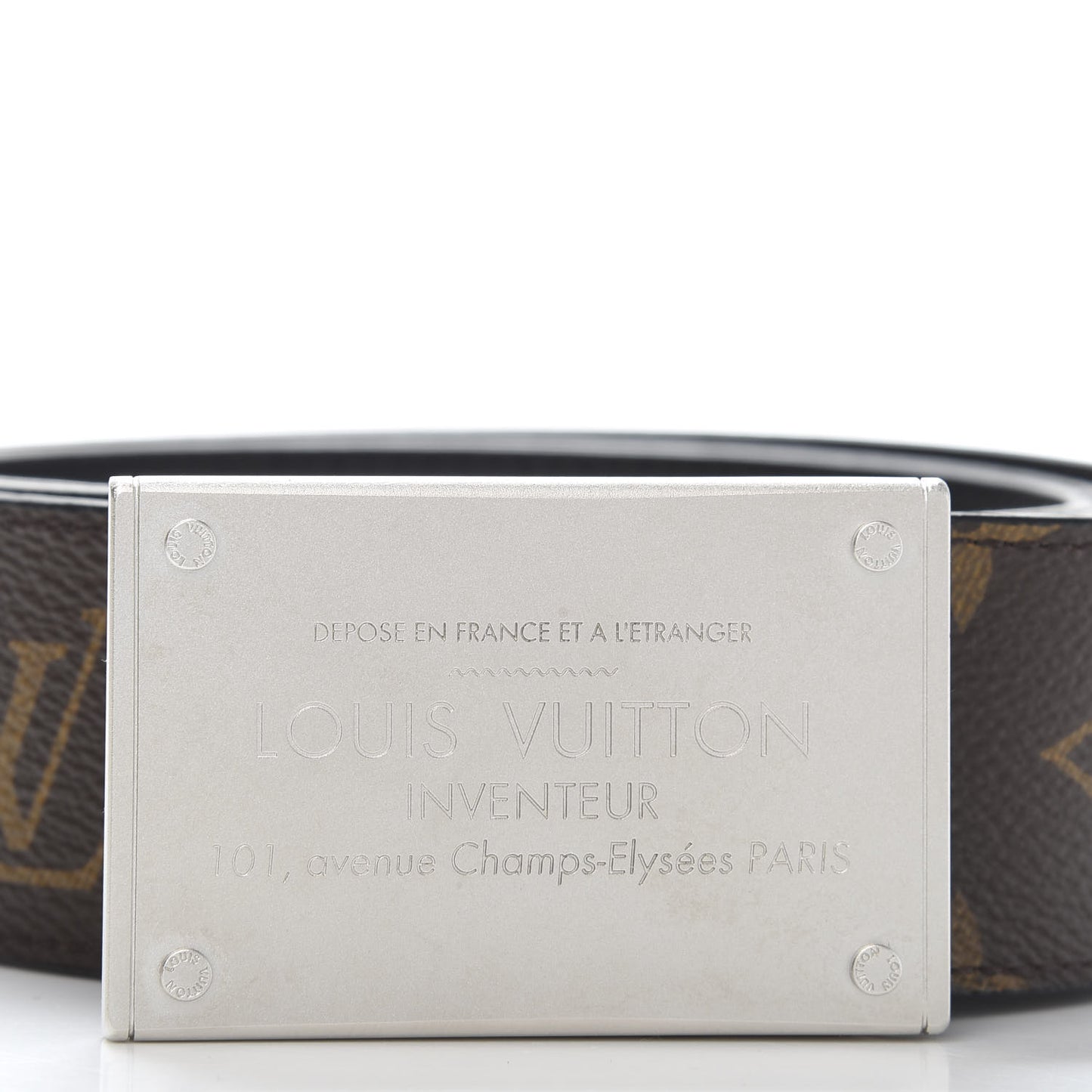 Monogram 35mm LV Inventeur Reversible Belt 95 38