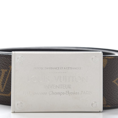Louis Vuitton Monogram 35mm LV Inventeur Reversible Belt 95 38 6 of 6