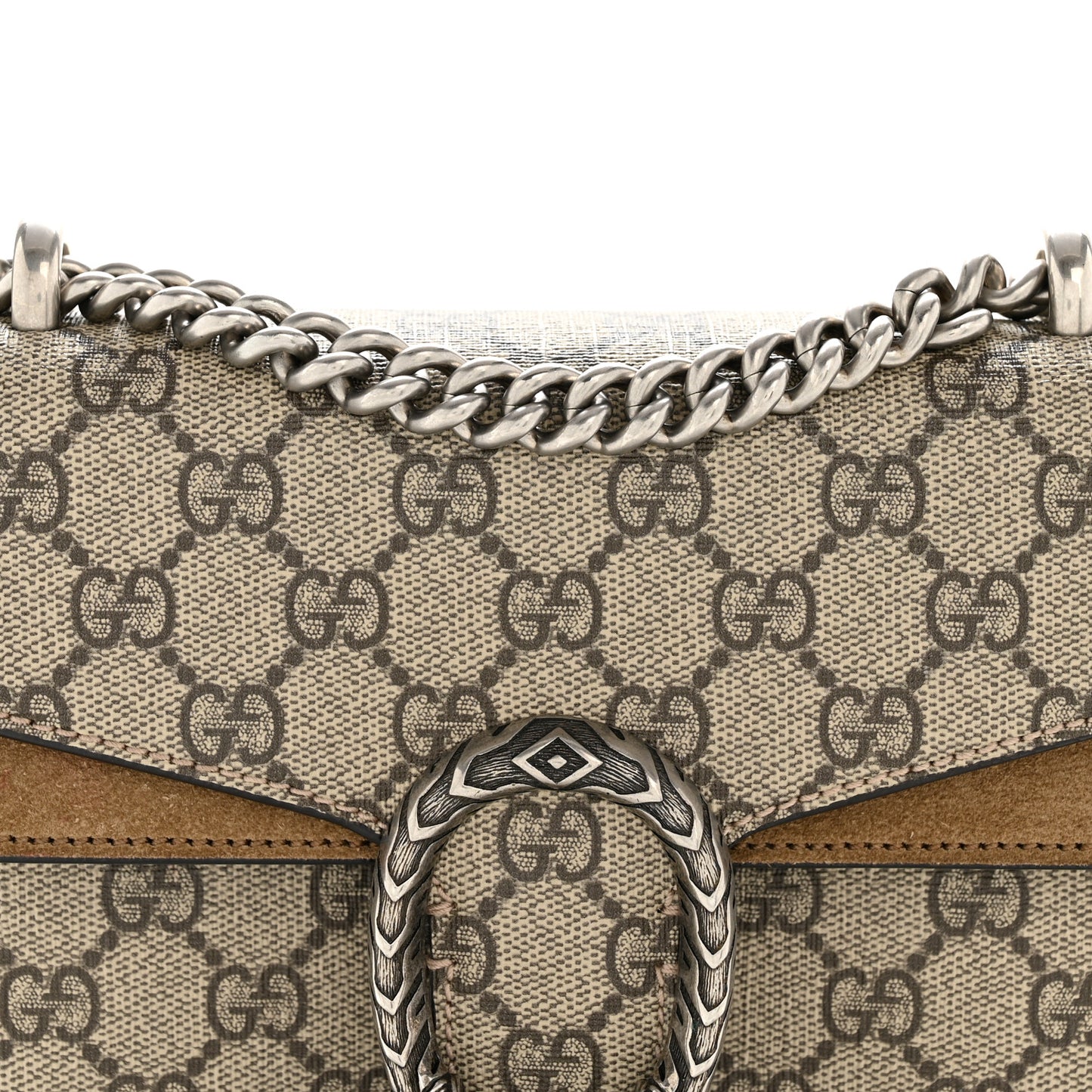 GG Supreme Monogram Mini Dionysus Shoulder Bag Taupe