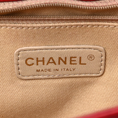 Chanel Aged Glazed Calfskin Quilted Large Boy Flap Red 6 of 8