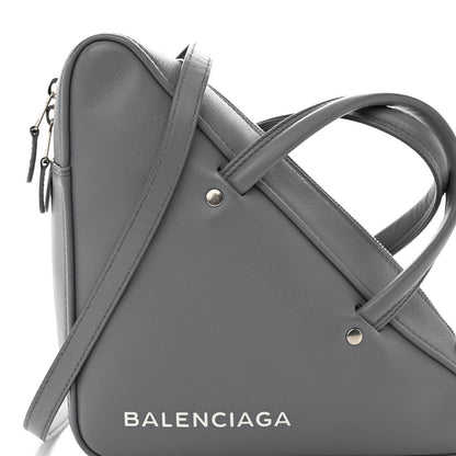 Balenciaga Calfskin S Triangle Duffle Grey 7 of 10