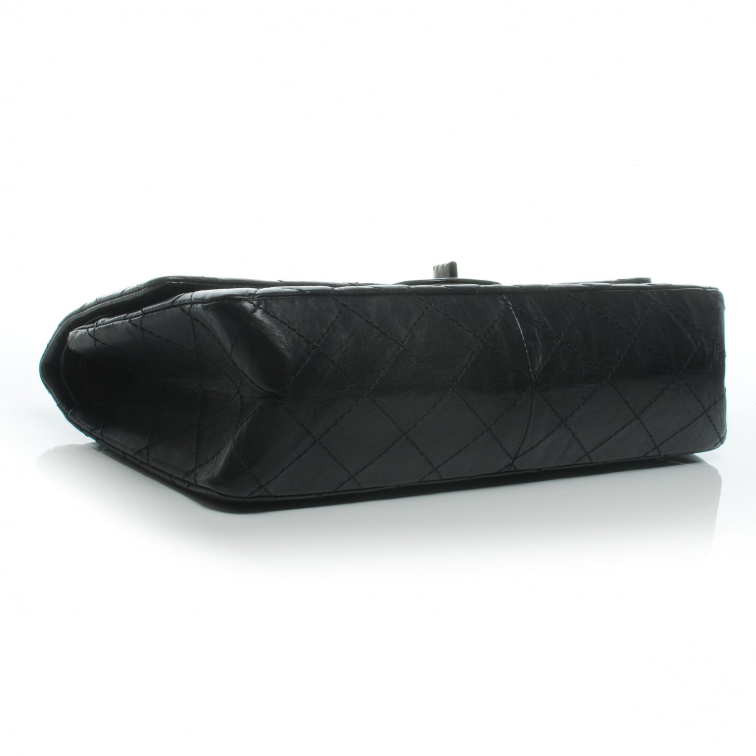Chanel Aged Calfskin Quilted 2.55 Reissue 226 Flap Black 4 of 9