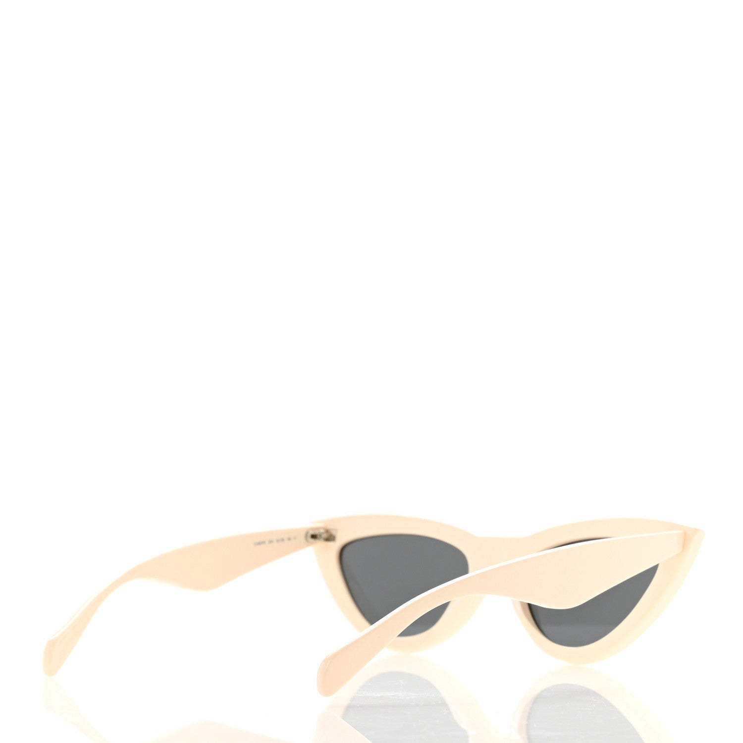 Celine Acetate Cat Eye Sunglasses CL40019I Ivory 4 of 6