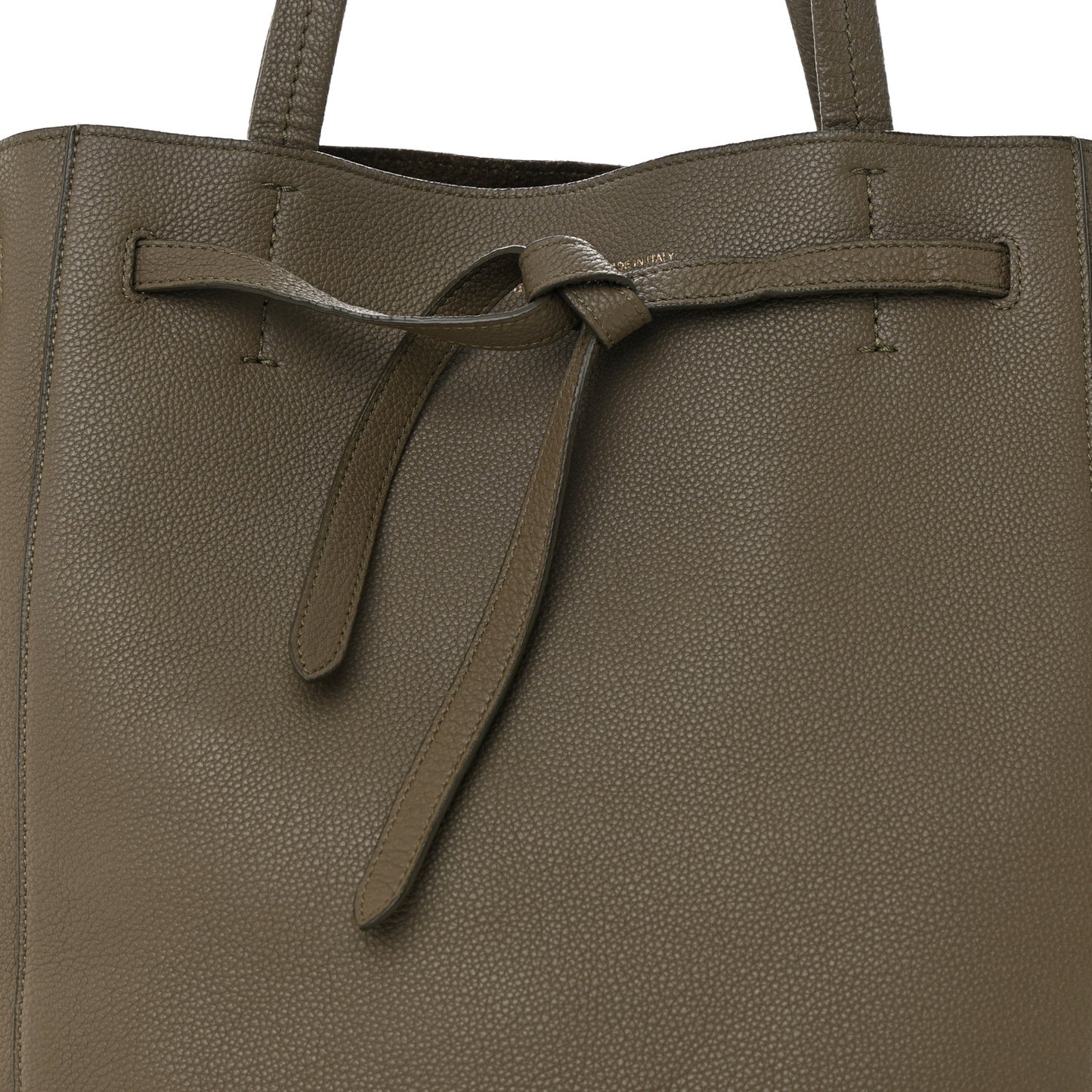 Soft Grained Calfskin Small Belt Cabas Phantom Taupe