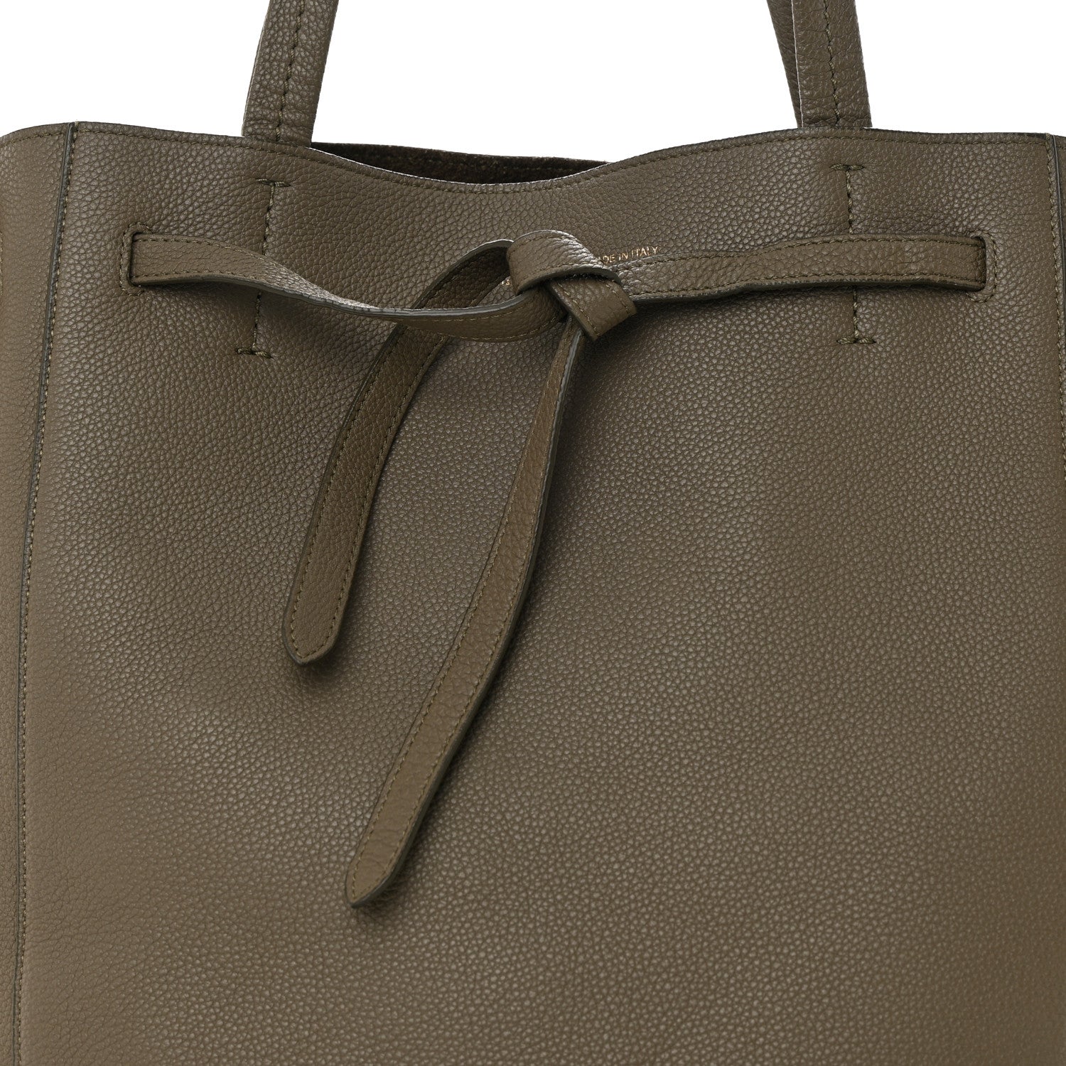 Celine Soft Grained Calfskin Small Belt Cabas Phantom Taupe 9 of 16