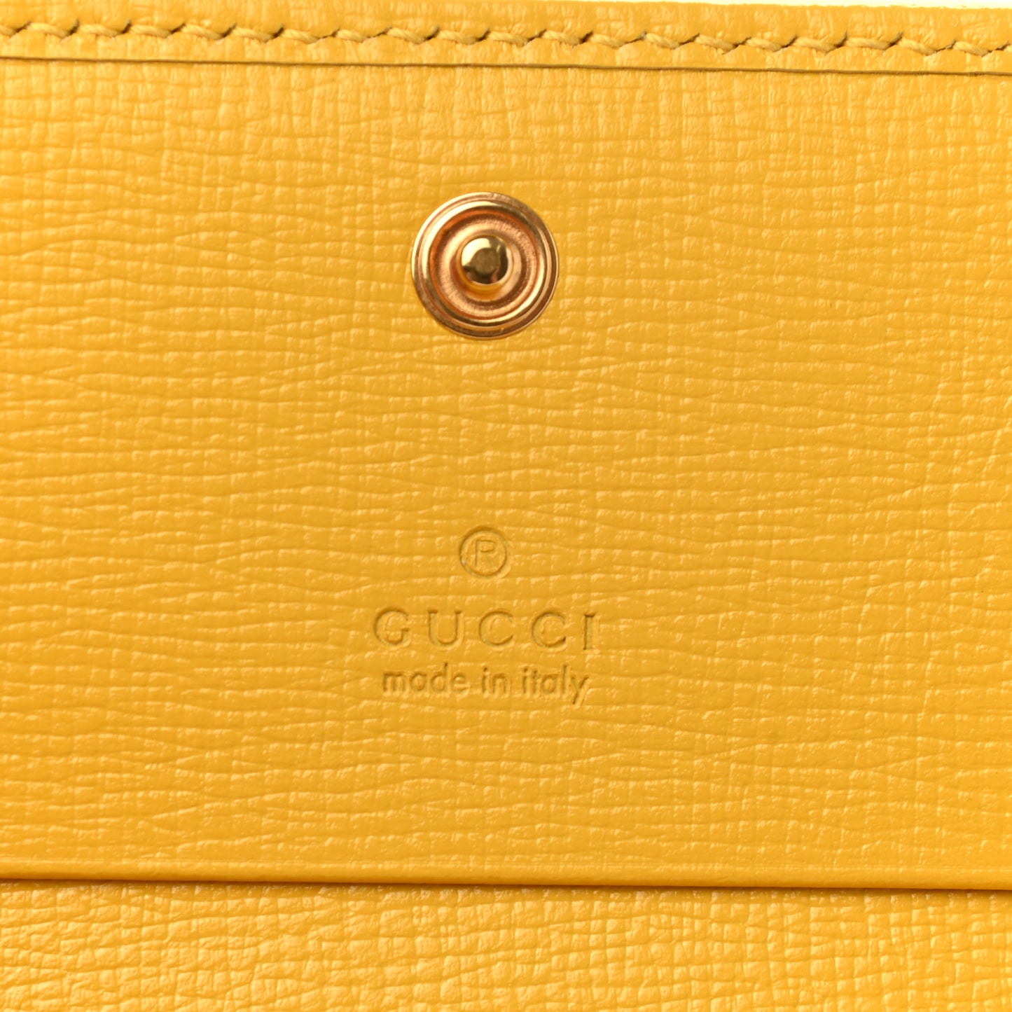 Azalea Calfskin GG Monogram Bi-Color Debossed Horsebit 1955 Card Case Wallet Dusty Azure Stone Topaz Deep Orange