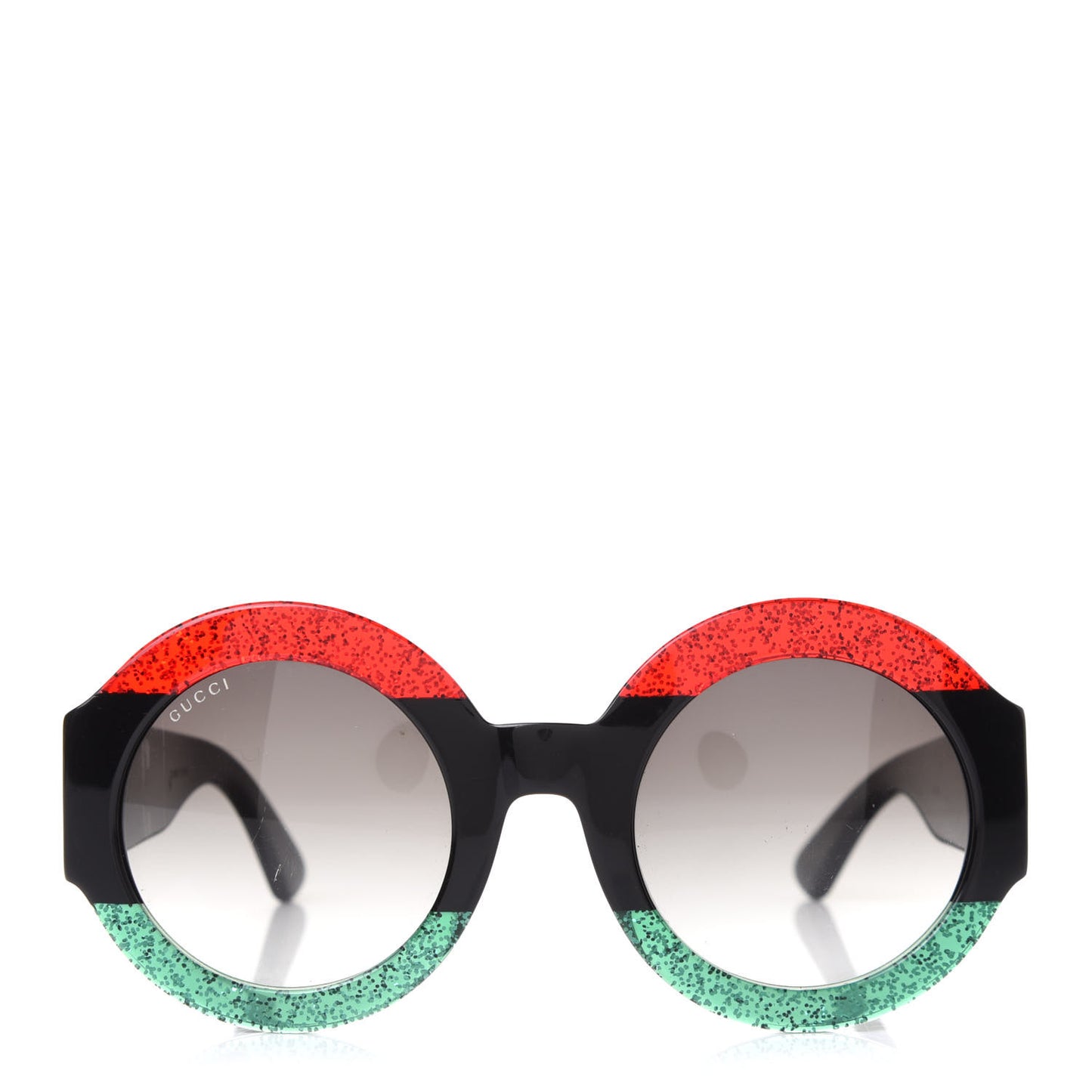 Acetate Round GG0084S Sunglasses Black Red Green