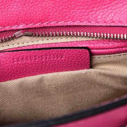 Alexander McQueen Grainy Calfskin Mini Padlock Zip Satchel Pink 7 of 7
