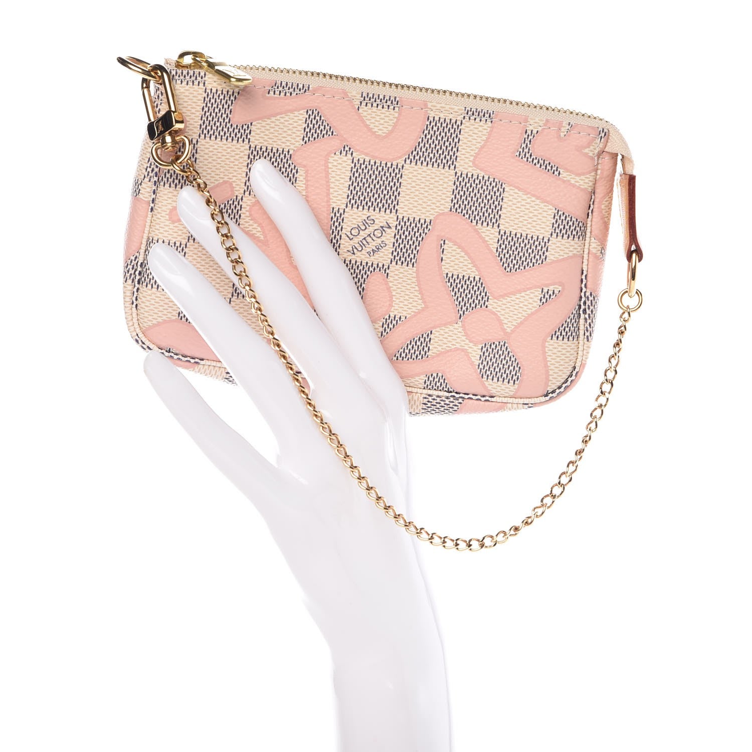 Louis Vuitton Damier Azur Tahitienne Mini Pochette Accessories 2 of 7