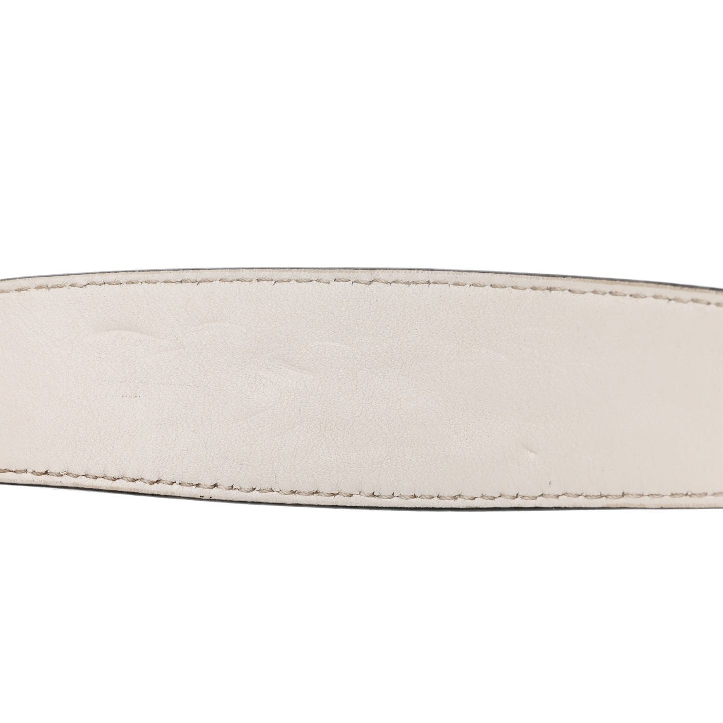 Calfskin Studded Small Repeat Zip Hobo White