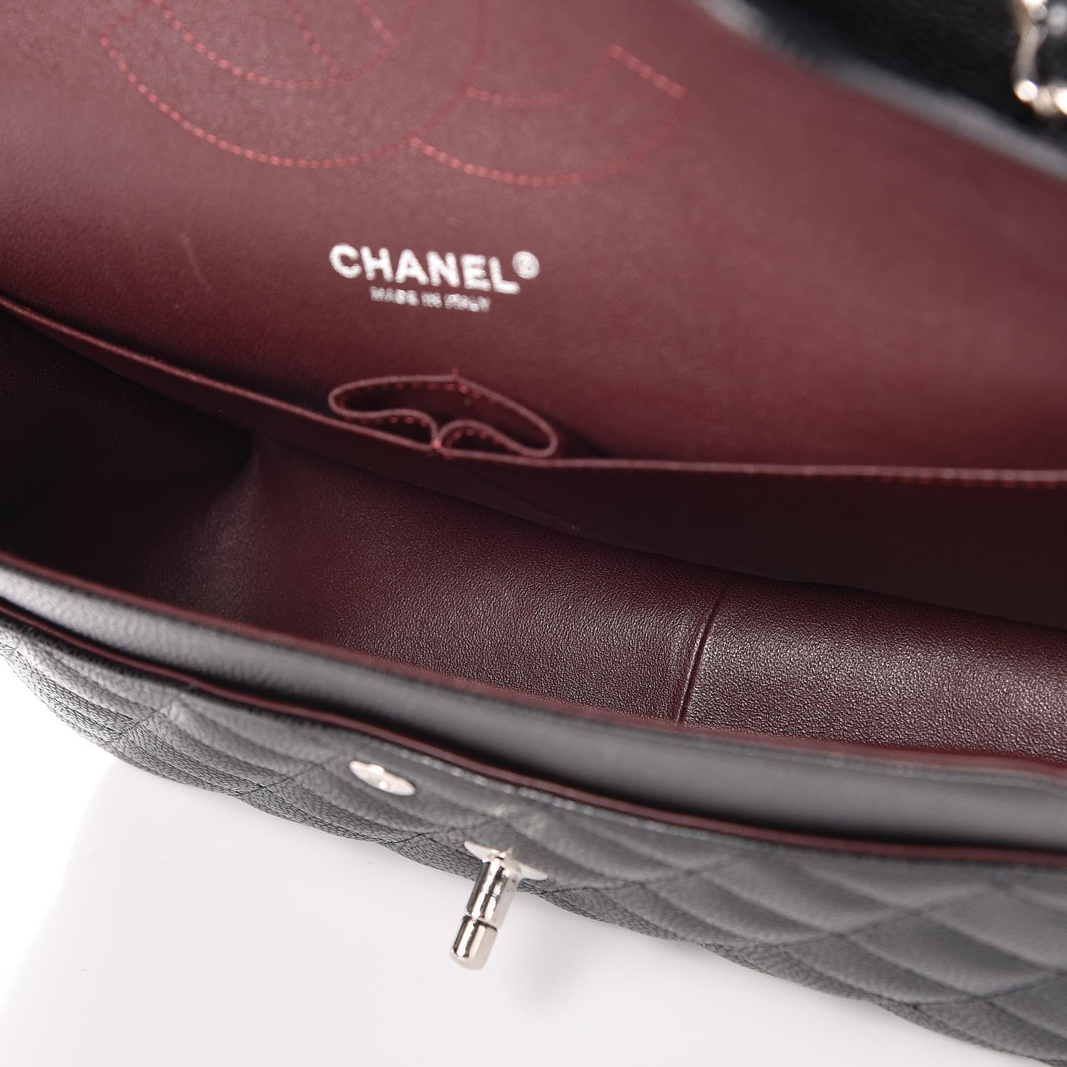 Chanel Caviar Quilted Jumbo Double Flap Black 5 of 8