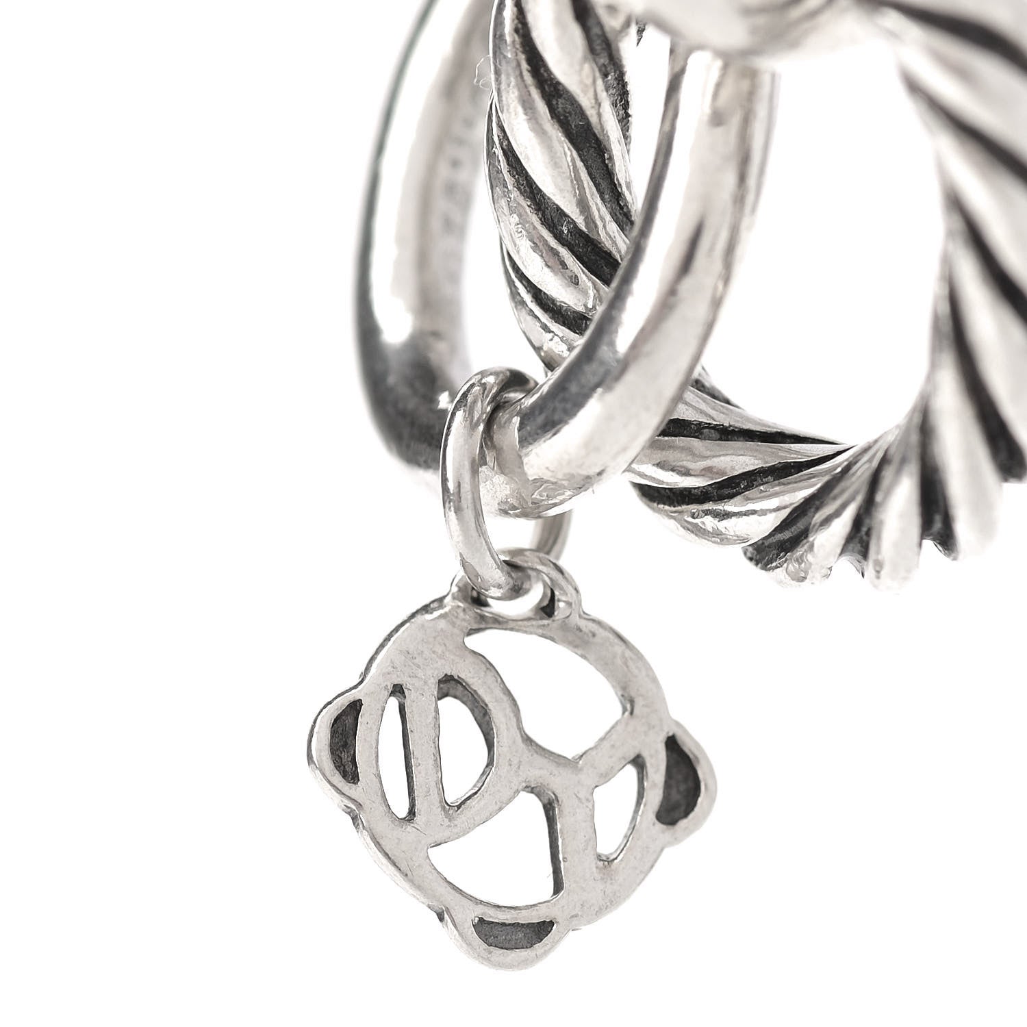 David Yurman Sterling Silver 12mm Large Oval Link Bracelet 4 of 5