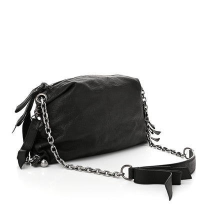 Christian Louboutin Nappa Okapi Medium Trophe Shoulder Bag Black 3 of 10