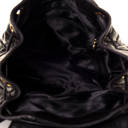 Chanel Lambskin Quilted Backpack Black 4 of 10
