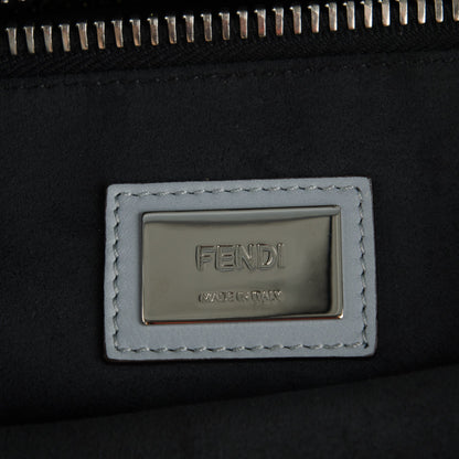 Fendi Vitello Dolce Large Peekaboo Iconic Satchel Polvere Graphite 6 of 7