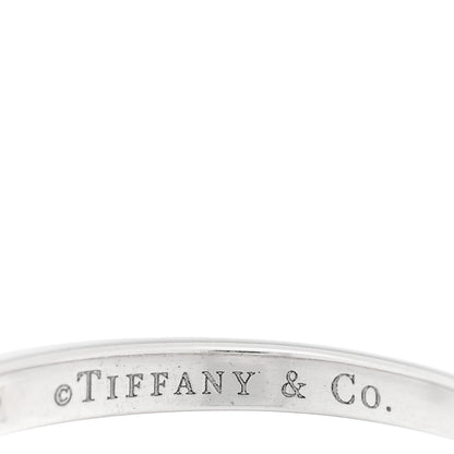 Tiffany Platinum Diamond 2.5mm Half Circle Wedding Band Ring 49 5 4 of 5