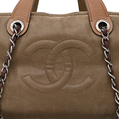 Chanel Iridescent Calfskin In The Mix Bowler Brown 8 of 12