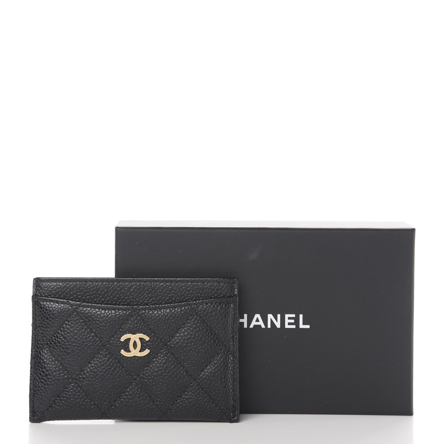 Chanel Caviar Quilted Card Holder Black 9 of 9