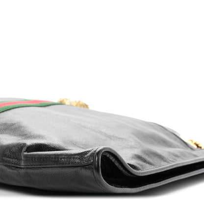 Gucci Calfskin Large Rajah Chain Tote Black 10 of 10