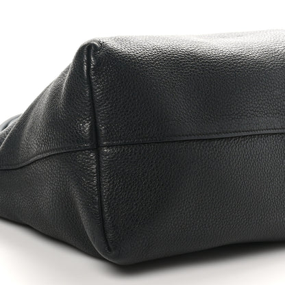 Prada Vitello Daino Tote Black 8 of 10