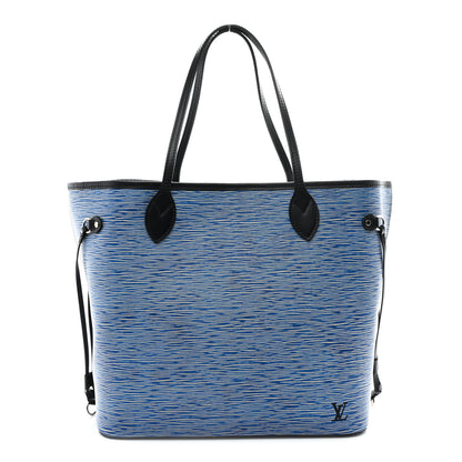 Louis Vuitton Epi Neverfull MM Denim Light 1 of 21
