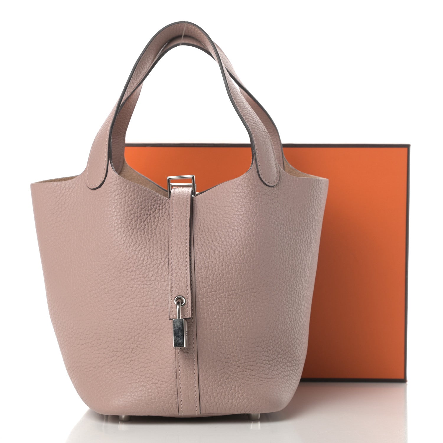 Hermes Taurillon Clemence Picotin Lock 18 PM Glycine 11 of 11