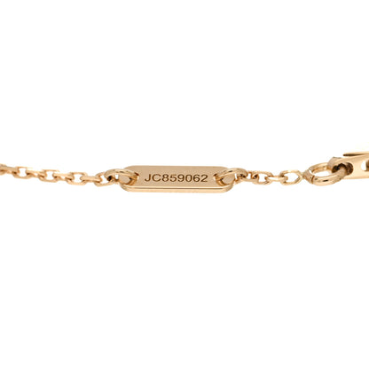 Van Cleef & Arpels 18K Yellow Gold Emerald Mini Frivole Bracelet 4 of 5